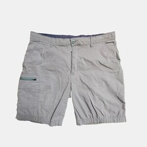 Ron Jon Surf Shop‎ Cargo Utility Shorts 38 Mid Rise Hiking Outdoor Coastal Y2K
